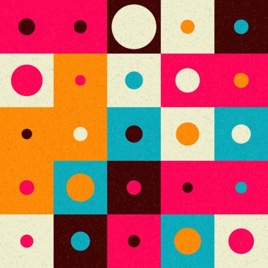 Soyut Geometrik Desen üretken hesaplama sanatı çizimi