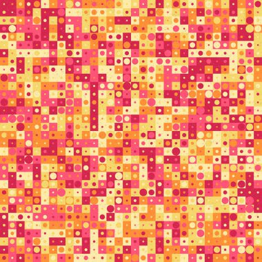 Soyut Geometrik Desen üretken hesaplama sanatı çizimi