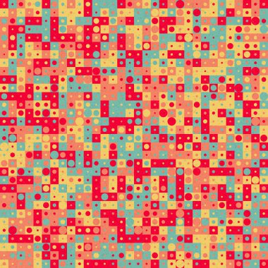 Soyut Geometrik Desen üretken hesaplama sanatı çizimi