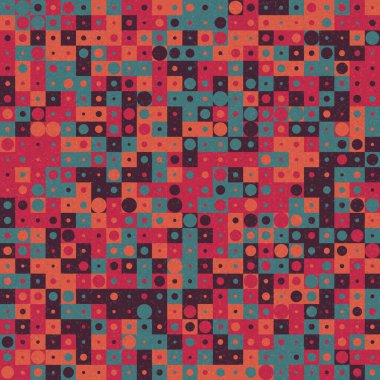 Soyut Geometrik Desen üretken hesaplama sanatı çizimi