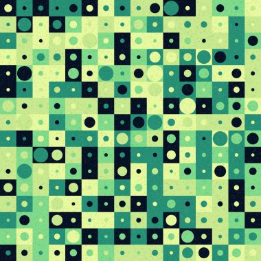 Soyut Geometrik Desen üretken hesaplama sanatı çizimi