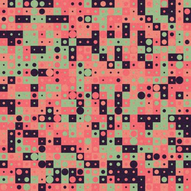 Soyut Geometrik Desen üretken hesaplama sanatı çizimi