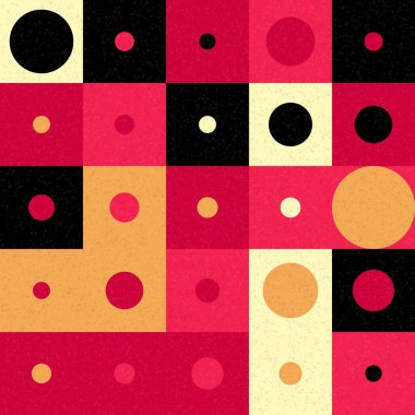 Soyut Geometrik Desen üretken hesaplama sanatı çizimi