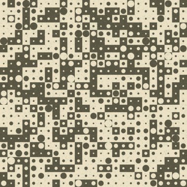 Soyut Geometrik Desen üretken hesaplama sanatı çizimi