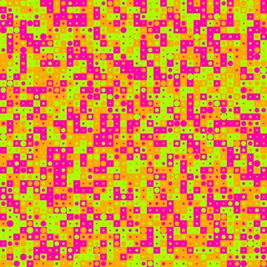 Soyut Geometrik Desen üretken hesaplama sanatı çizimi