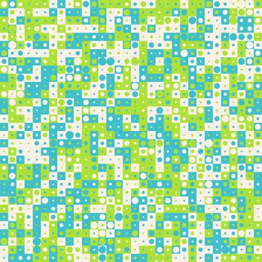 Soyut Geometrik Desen üretken hesaplama sanatı çizimi