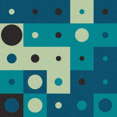 Soyut Geometrik Desen üretken hesaplama sanatı çizimi