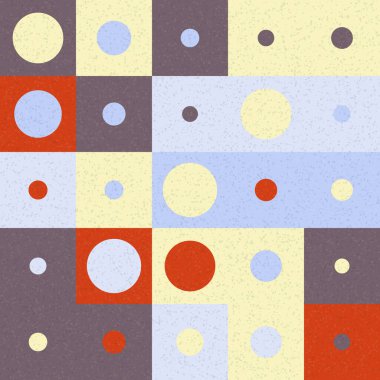 Soyut Geometrik Desen üretken hesaplama sanatı çizimi