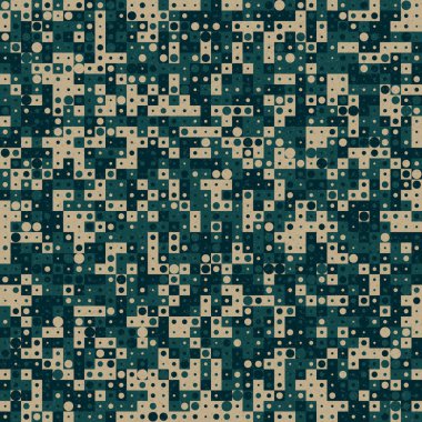 Soyut Geometrik Desen üretken hesaplama sanatı çizimi