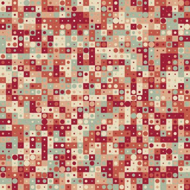 Soyut Geometrik Desen üretken hesaplama sanatı çizimi