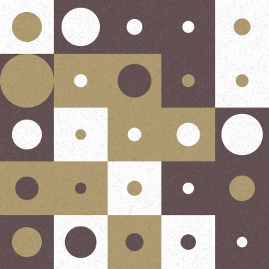 Soyut Geometrik Desen üretken hesaplama sanatı çizimi