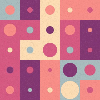 Soyut Geometrik Desen üretken hesaplama sanatı çizimi