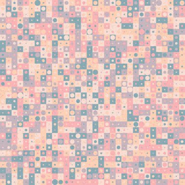 Soyut Geometrik Desen üretken hesaplama sanatı çizimi