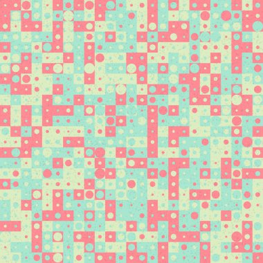 Soyut Geometrik Desen üretken hesaplama sanatı çizimi