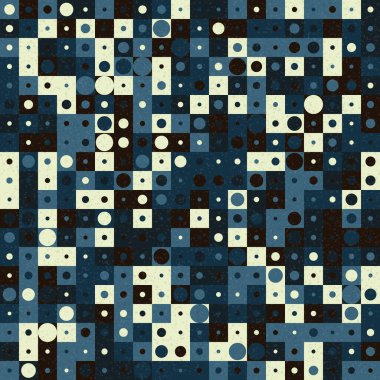 Soyut Geometrik Desen üretken hesaplama sanatı çizimi