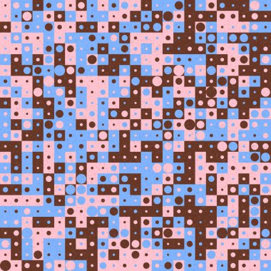 Soyut Geometrik Desen üretken hesaplama sanatı çizimi