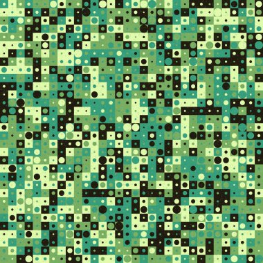 Soyut Geometrik Desen üretken hesaplama sanatı çizimi