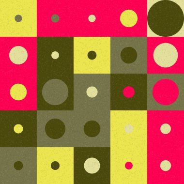 Soyut Geometrik Desen üretken hesaplama sanatı çizimi