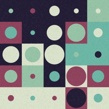 Soyut Geometrik Desen üretken hesaplama sanatı çizimi