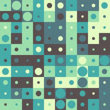 Soyut Geometrik Desen üretken hesaplama sanatı çizimi