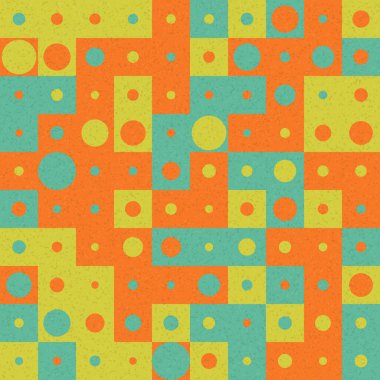 Soyut Geometrik Desen üretken hesaplama sanatı çizimi