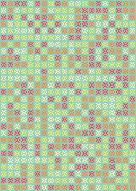 Soyut Geometrik Desen üretken hesaplama sanatı çizimi