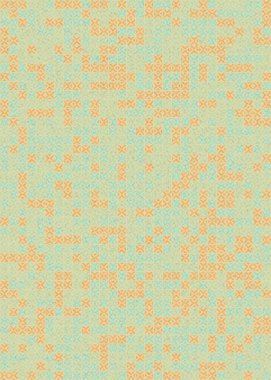 Soyut Geometrik Desen üretken hesaplama sanatı çizimi