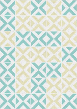 Soyut Geometrik Desen üretken hesaplama sanatı çizimi