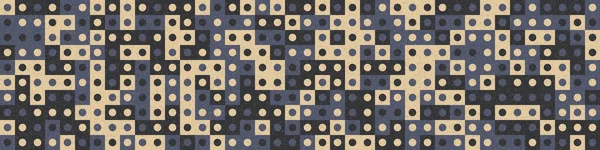 Abstrakt Färg Geometriska Mosaik Mönster Generativ Beräknande Konst Illustration Imitation — Stock vektor