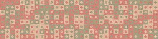 Abstraktes Farbiges Geometrisches Mosaikmuster Generative Computergrafik Imitation Von Puzzleteilen — Stockvektor
