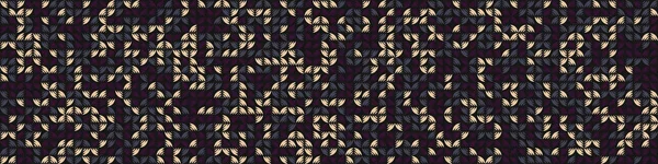 Abstraktes Farbiges Geometrisches Mosaikmuster Generative Computergrafik Imitation Von Puzzleteilen — Stockvektor