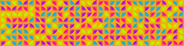 Patrón Mosaico Geométrico Color Abstracto Ilustración Arte Computacional Generativa Imitación — Vector de stock