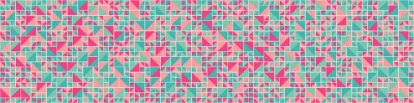 Soyut renk geometrik mozaik desen, üretken hesaplama sanatı çizimi, yapboz rengi parçalarının taklidi