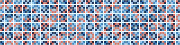 Soyut Renk Geometrik Mozaik Desen Üretken Hesaplama Sanatı Çizimi Yapboz — Stok Vektör