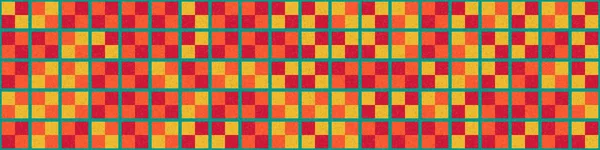 抽象的な色幾何学モザイクパターン 生成的な計算アートイラスト パズルの色の作品の模倣 — ストックベクタ