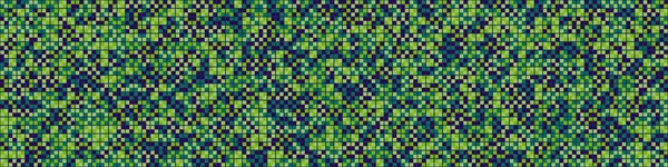 Soyut Renk Geometrik Mozaik Desen Üretken Hesaplama Sanatı Çizimi Yapboz — Stok Vektör
