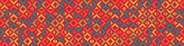 Abstracte Kleur Geometrische Mozaïek Patroon Generatieve Computationele Kunst Illustratie Imitatie — Stockvector
