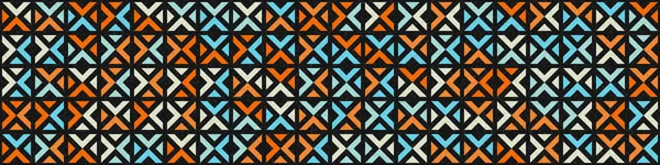 Abstrakt Färg Geometriska Mosaik Mönster Generativ Beräknande Konst Illustration Imitation — Stock vektor