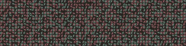 Padrão Mosaico Geométrico Cor Abstrata Ilustração Arte Computacional Gerativa Imitação —  Vetores de Stock