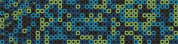Padrão Geométrico Abstrato Arte Computacional Gerativa Ilustração Vetorial — Vetor de Stock