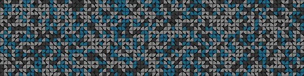 抽象的な色幾何学モザイクパターン 生成的な計算アートイラスト パズルの色の作品の模倣 — ストックベクタ