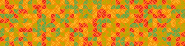 Abstraktes Farbiges Geometrisches Mosaikmuster Generative Computergrafik Imitation Von Puzzleteilen — Stockvektor