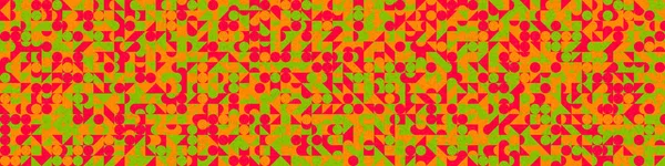 Soyut renk geometrik mozaik desen, üretken hesaplama sanatı çizimi, yapboz rengi parçalarının taklidi