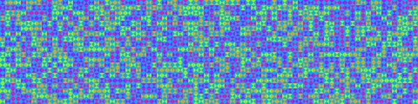 Padrão Mosaico Geométrico Cor Abstrata Ilustração Arte Computacional Gerativa Imitação — Vetor de Stock