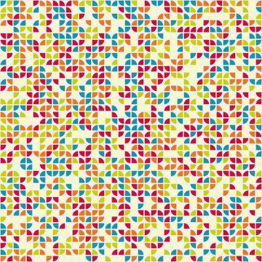 vektörsüz Soyut Geometrik Desen, Üretken hesaplama sanatı çizimi