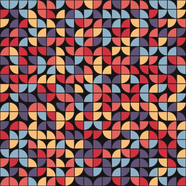 vektörsüz Soyut Geometrik Desen, Üretken hesaplama sanatı çizimi