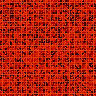 Soyut Geometrik Desen, üretken hesaplama sanatı, vektör illüstrasyonu