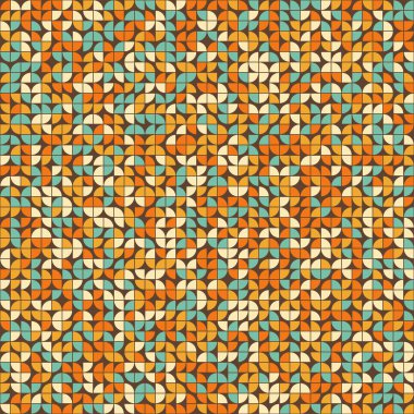 Soyut Geometrik Desen üretken hesaplama sanatı çizimi