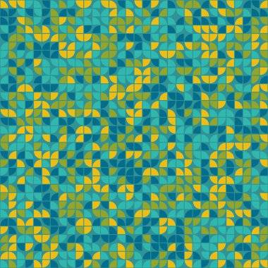 vektörsüz Soyut Geometrik Desen, Üretken hesaplama sanatı çizimi