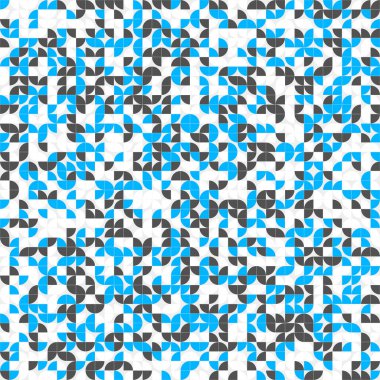 Soyut Geometrik Desen üretken hesaplama sanatı çizimi